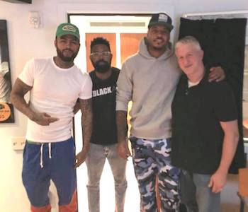 Rapper, Dave East and NBA All-Star Carmelo Anthony